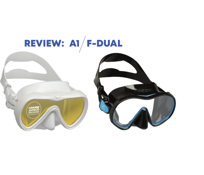 Mask Review A1 and F-Dual-Cressi